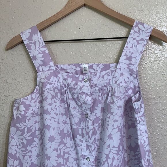 VINTAGE style floral print lilac Mumu - Picture 3 of 11
